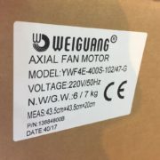 Вентилятор осевой WEIGUANG YWF-4E-400-S-102/47G